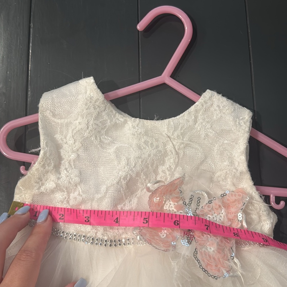 Butterfly Girl Dress- 12 Months - Picture 9 of 9